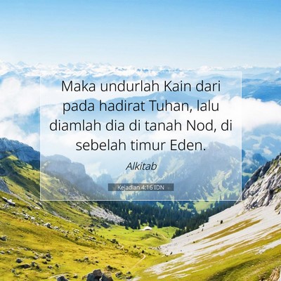 Kejadian 4:16 Ayat Alkitab Dijelaskan