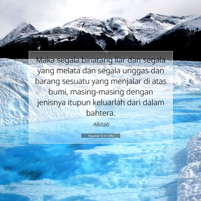 Kejadian 8:19 IDN Gambar Ayat Alkitab