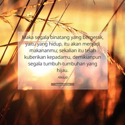 Kejadian 9:3 IDN Gambar Ayat Alkitab