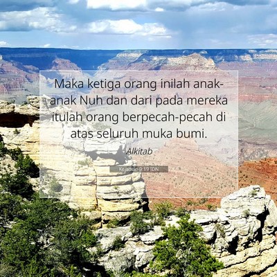 Kejadian 9:19 IDN Gambar Ayat Alkitab