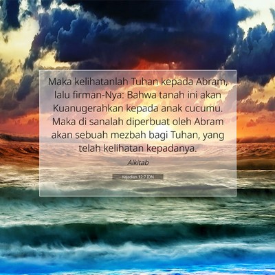 Kejadian 12:7 IDN Gambar Ayat Alkitab