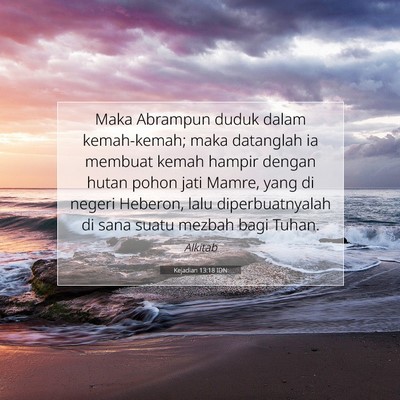 Kejadian 13:18 IDN Gambar Ayat Alkitab
