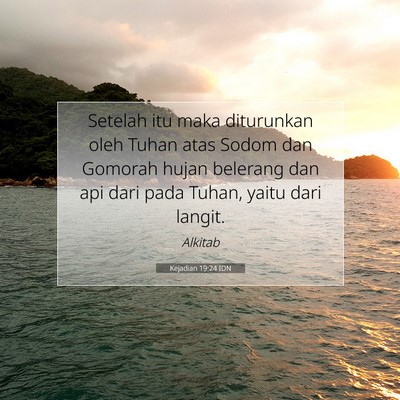 Kejadian 19:24 Ayat Alkitab Dijelaskan