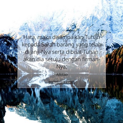 Kejadian 21:1 IDN Gambar Ayat Alkitab