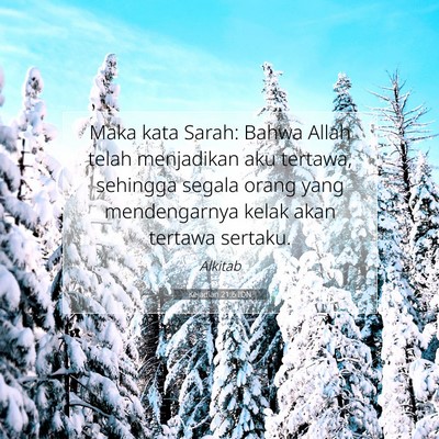 Kejadian 21:6 Ayat Alkitab Dijelaskan