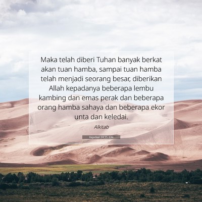 Kejadian 24:35 IDN Gambar Ayat Alkitab