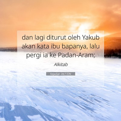 Kejadian 28:7 Ayat Alkitab Dijelaskan