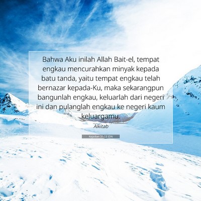 Kejadian 31:13 IDN Gambar Ayat Alkitab