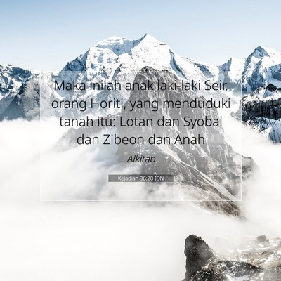 Kejadian 36:20 IDN Gambar Ayat Alkitab
