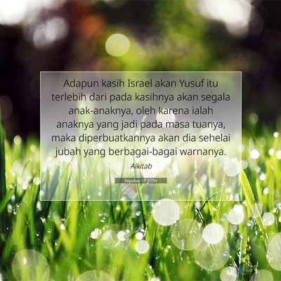 Kejadian 37:3 IDN Gambar Ayat Alkitab