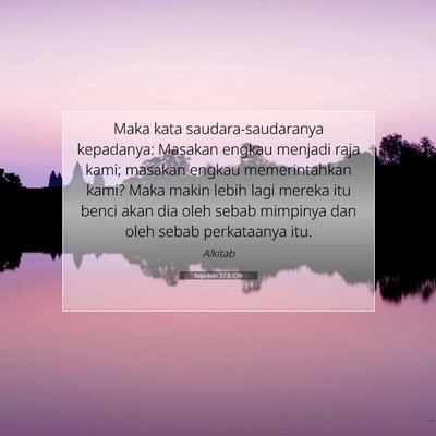 Kejadian 37:8 IDN Gambar Ayat Alkitab