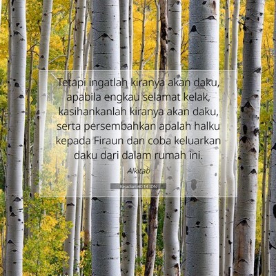 Kejadian 40:14 Ayat Alkitab Dijelaskan