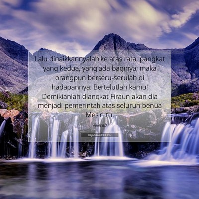 Kejadian 41:43 IDN Gambar Ayat Alkitab