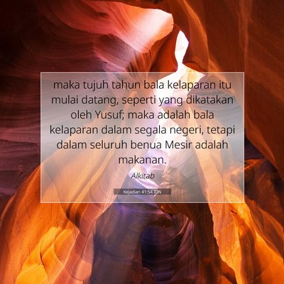 Kejadian 41:54 IDN Gambar Ayat Alkitab