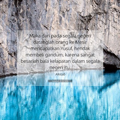 Kejadian 41:57 IDN Gambar Ayat Alkitab