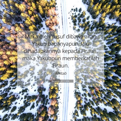 Kejadian 47:7 IDN Gambar Ayat Alkitab