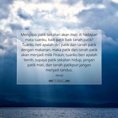 Kejadian 47:19 IDN Gambar Ayat Alkitab