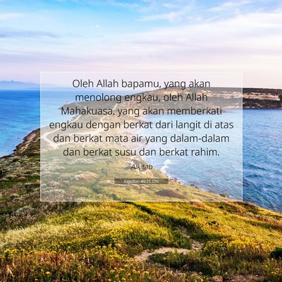 Kejadian 49:25 IDN Gambar Ayat Alkitab