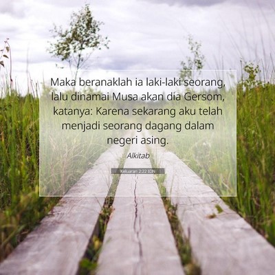 Keluaran 2:22 Ayat Alkitab Dijelaskan