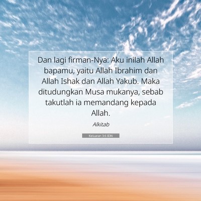 Keluaran 3:6 IDN Gambar Ayat Alkitab