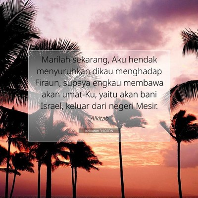 Keluaran 3:10 IDN Gambar Ayat Alkitab