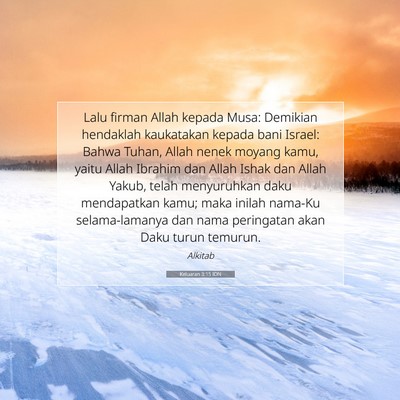 Keluaran 3:15 IDN Gambar Ayat Alkitab