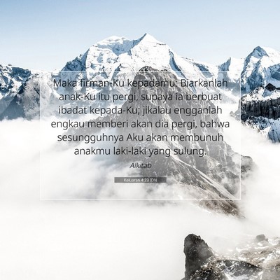 Keluaran 4:23 IDN Gambar Ayat Alkitab