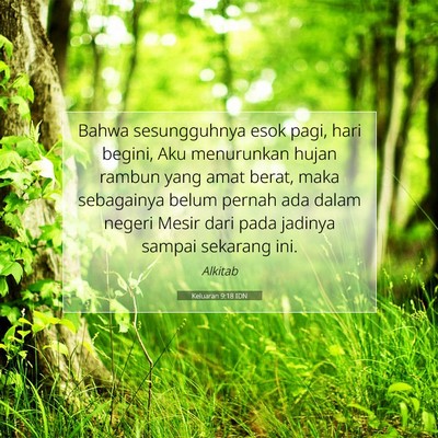 Keluaran 9:18 IDN Gambar Ayat Alkitab
