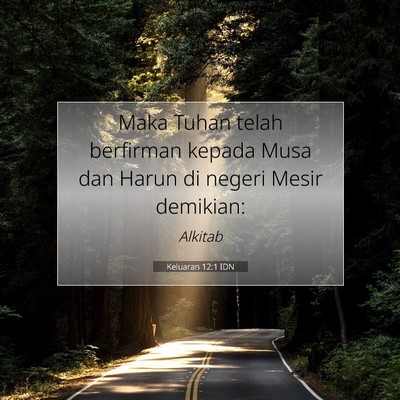 Keluaran 12:1 Ayat Alkitab Dijelaskan