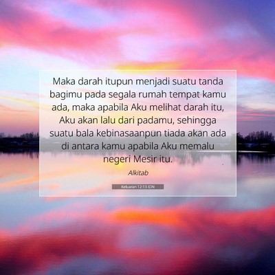 Keluaran 12:13 IDN Gambar Ayat Alkitab