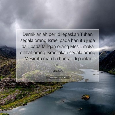 Keluaran 14:30 IDN Gambar Ayat Alkitab