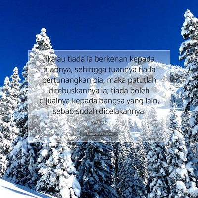 Keluaran 21:8 IDN Gambar Ayat Alkitab