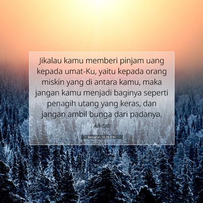 Keluaran 22:25 Ayat Alkitab Dijelaskan
