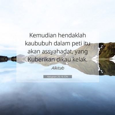 Keluaran 25:16 IDN Gambar Ayat Alkitab