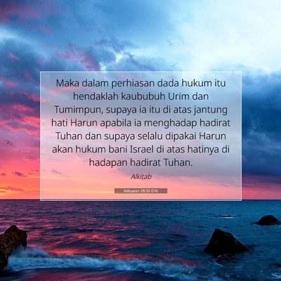 Keluaran 28:30 IDN Gambar Ayat Alkitab