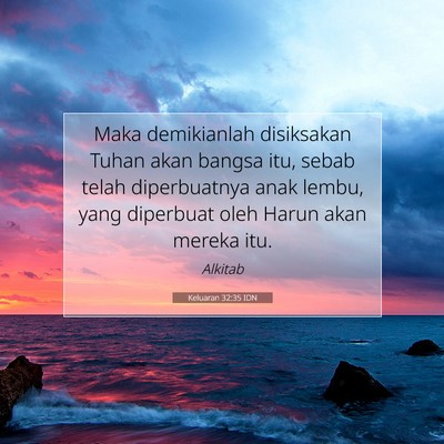 Keluaran 32:35 IDN Gambar Ayat Alkitab