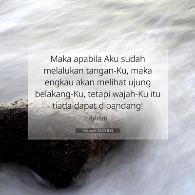 Keluaran 33:23 IDN Gambar Ayat Alkitab