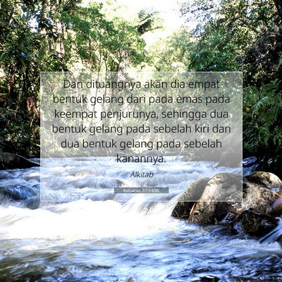 Keluaran 37:3 IDN Gambar Ayat Alkitab