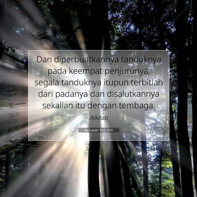 Keluaran 38:2 Ayat Alkitab Dijelaskan