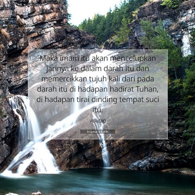 Imamat 4:6 IDN Gambar Ayat Alkitab