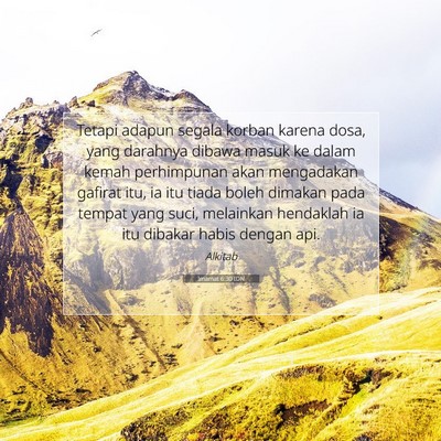 Imamat 6:30 IDN Gambar Ayat Alkitab