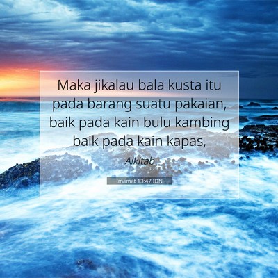 Imamat 13:47 IDN Gambar Ayat Alkitab