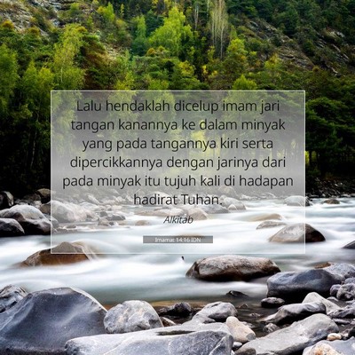 Imamat 14:16 IDN Gambar Ayat Alkitab