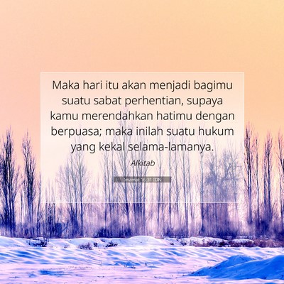 Imamat 16:31 IDN Gambar Ayat Alkitab