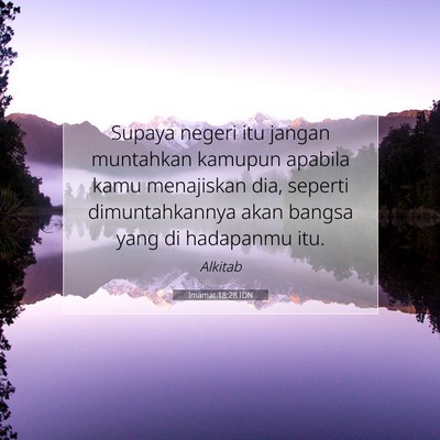 Imamat 18:28 IDN Gambar Ayat Alkitab