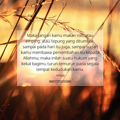 Imamat 23:14 IDN Gambar Ayat Alkitab