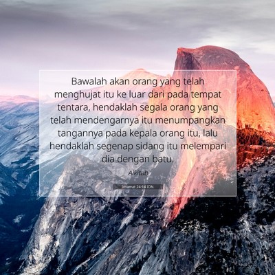 Imamat 24:14 IDN Gambar Ayat Alkitab