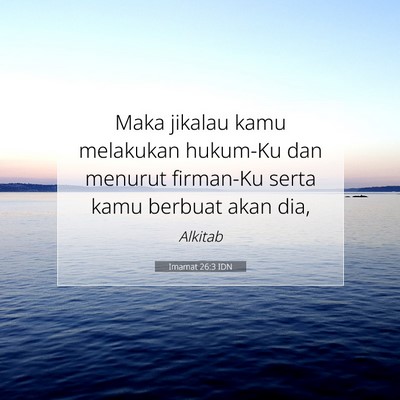 Imamat 26:3 IDN Gambar Ayat Alkitab