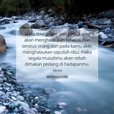 Imamat 26:8 IDN Gambar Ayat Alkitab