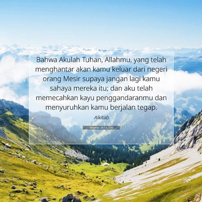 Imamat 26:13 IDN Gambar Ayat Alkitab